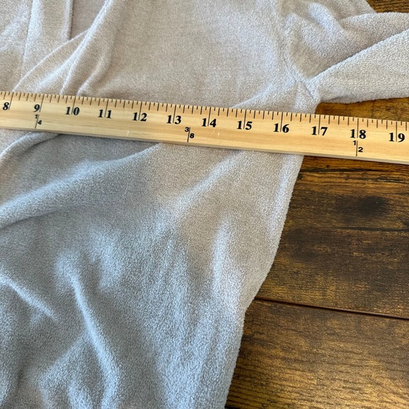 Barefoot Dreams ultra light cardigan robe size XS light gray pockets cozy chic - Picture 7 of 9